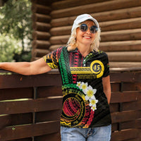 Vanuatu Independence Day Women Polo Shirt Yumi 45th Hapi Indipendens Dei LT01