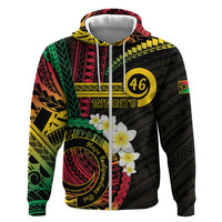 Vanuatu Independence Day Zip Hoodie Yumi 46th Hapi Indipendens Dei LT01 Zip Hoodie Black - Polynesian Pride