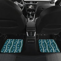 Pikake Maile Tiare Lei Car Mats Polu Lauhala Pattern
