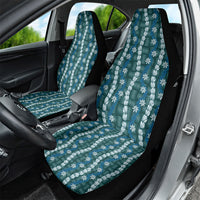 Pikake Maile Tiare Lei Car Seat Cover Polu Lauhala Pattern