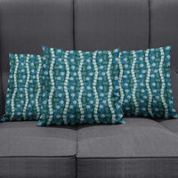 Pikake Maile Tiare Lei Pillow Cover Polu Lauhala Pattern