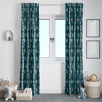 Pikake Maile Tiare Lei Window Curtain Polu Lauhala Pattern