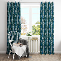 Pikake Maile Tiare Lei Window Curtain Polu Lauhala Pattern