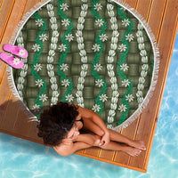 Pikake Maile Tiare Lei Beach Blanket Omaomao Lauhala Pattern