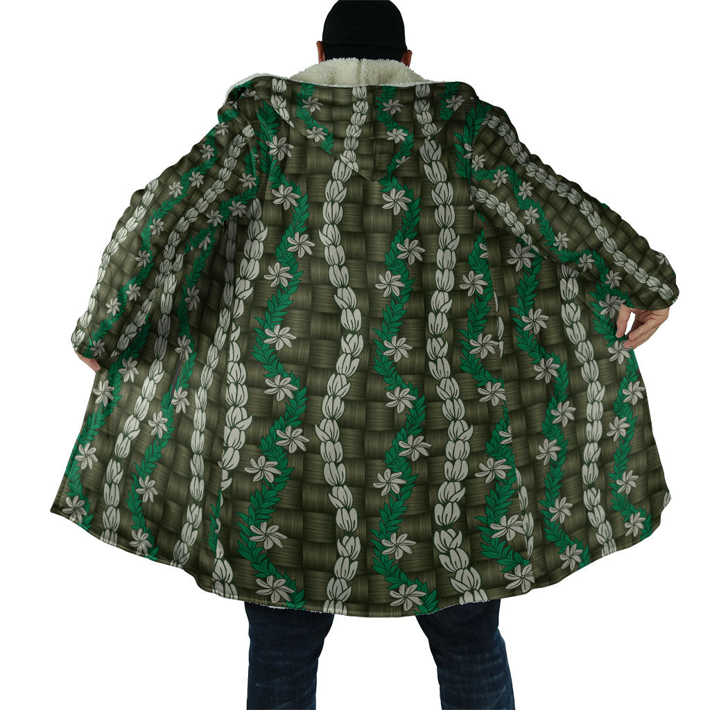 Pikake Maile Tiare Lei Cloak Omaomao Lauhala Pattern