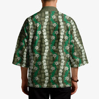 Pikake Maile Tiare Lei Kimono Omaomao Lauhala Pattern
