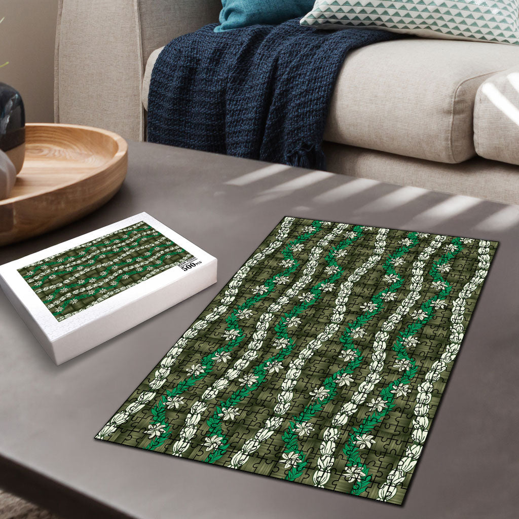Pikake Maile Tiare Lei Puzzle Omaomao Lauhala Pattern