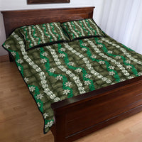 Pikake Maile Tiare Lei Quilt Bed Set Omaomao Lauhala Pattern