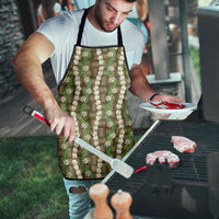 Pikake Maile Tiare Lei Apron Natural Lauhala Pattern