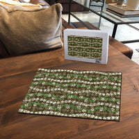 Pikake Maile Tiare Lei Puzzle Natural Lauhala Pattern