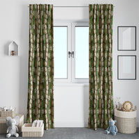 Pikake Maile Tiare Lei Window Curtain Natural Lauhala Pattern