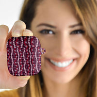Pikake Maile Tiare Lei AirPods Case Akala Lauhala Pattern
