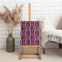Pikake Maile Tiare Lei Canvas Wall Art Akala Lauhala Pattern