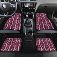 Pikake Maile Tiare Lei Car Mats Akala Lauhala Pattern