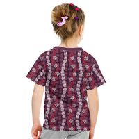 Pikake Maile Tiare Lei Kid T Shirt Akala Lauhala Pattern