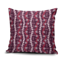 Pikake Maile Tiare Lei Pillow Cover Akala Lauhala Pattern