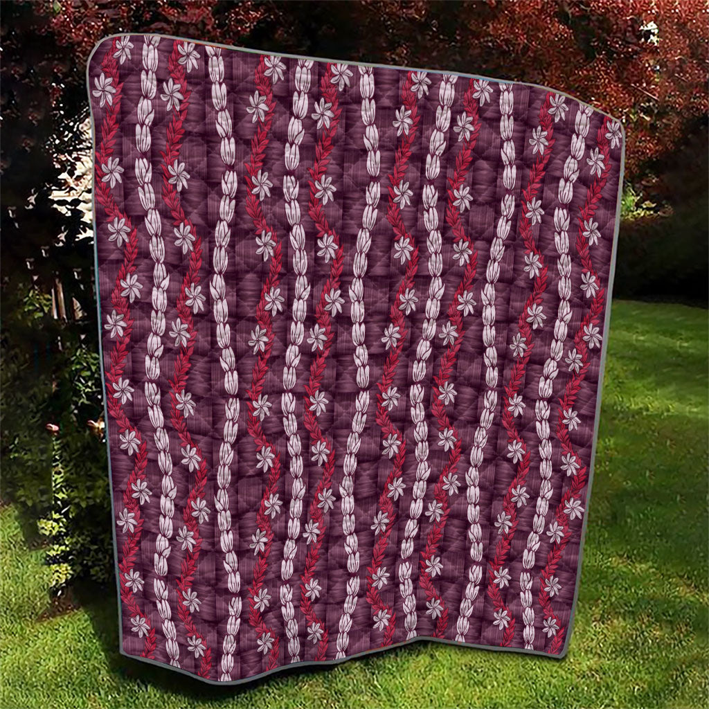 Pikake Maile Tiare Lei Quilt Akala Lauhala Pattern