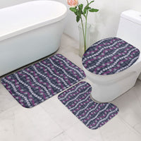 Pikake Maile Tiare Lei Bathroom Set Poni Lauhala Pattern