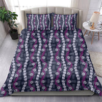 Pikake Maile Tiare Lei Bedding Set Poni Lauhala Pattern