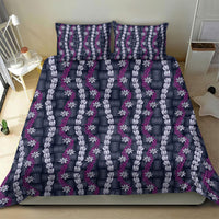 Pikake Maile Tiare Lei Bedding Set Poni Lauhala Pattern