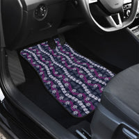Pikake Maile Tiare Lei Car Mats Poni Lauhala Pattern