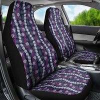 Pikake Maile Tiare Lei Car Seat Cover Poni Lauhala Pattern