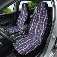 Pikake Maile Tiare Lei Car Seat Cover Poni Lauhala Pattern