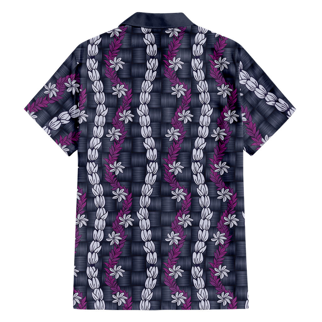 Pikake Maile Tiare Lei Family Matching Mermaid Dress and Hawaiian Shirt Poni Lauhala Pattern
