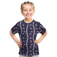 Pikake Maile Tiare Lei Kid T Shirt Poni Lauhala Pattern