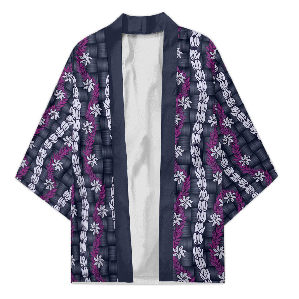 Pikake Maile Tiare Lei Kimono Poni Lauhala Pattern