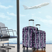 Pikake Maile Tiare Lei Luggage Cover Poni Lauhala Pattern