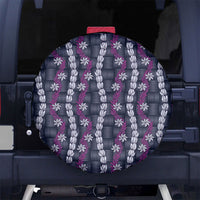 Pikake Maile Tiare Lei Spare Tire Cover Poni Lauhala Pattern