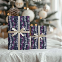 Pikake Maile Tiare Lei Wrapping Paper Poni Lauhala Pattern
