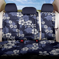 Hawaiian Hibiscus Tribal Floral Blue Back Car Seat Cover Polynesian Tapa Pattern - Polynesian Pride