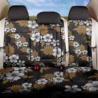Hawaiian Hibiscus Tribal Floral Brown Back Car Seat Cover Polynesian Tapa Pattern - Polynesian Pride