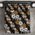 Hawaiian Hibiscus Tribal Floral Brown Bedding Set Polynesian Tapa Pattern - Polynesian Pride