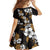 Hawaiian Hibiscus Tribal Floral Brown Family Matching Summer Maxi Dress and Hawaiian Shirt Polynesian Tapa Pattern - Polynesian Pride