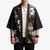 Hawaiian Hibiscus Tribal Floral Brown Kimono Polynesian Tapa Pattern - Polynesian Pride