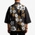 Hawaiian Hibiscus Tribal Floral Brown Kimono Polynesian Tapa Pattern - Polynesian Pride