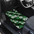 Hawaiian Hibiscus Tribal Floral Green Car Mats Polynesian Tapa Pattern - Polynesian Pride