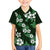 Hawaiian Hibiscus Tribal Floral Green Family Matching Summer Maxi Dress and Hawaiian Shirt Polynesian Tapa Pattern - Polynesian Pride
