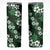 Hawaiian Hibiscus Tribal Floral Green Skinny Tumbler Polynesian Tapa Pattern - Polynesian Pride