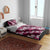 Hawaiian Hibiscus Tribal Floral Pink Bedding Set Polynesian Tapa Pattern - Polynesian Pride