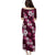 Hawaiian Hibiscus Tribal Floral Pink Puletasi Polynesian Tapa Pattern - Polynesian Pride