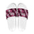 Hawaiian Hibiscus Tribal Floral Pink Slide Sandals Polynesian Tapa Pattern - Polynesian Pride