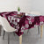 Hawaiian Hibiscus Tribal Floral Pink Tablecloth Polynesian Tapa Pattern - Polynesian Pride