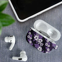 Hawaiian Hibiscus Tribal Floral Purple AirPods Case Polynesian Tapa Pattern LT01 - Polynesian Pride