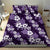 Hawaiian Hibiscus Tribal Floral Purple Bedding Set Polynesian Tapa Pattern - Polynesian Pride