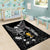 New Zealand Silver Fern Rugby Area Rug Aotearoa Champion 2023 World Cup LT01 - Polynesian Pride