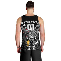 Custom New Zealand Silver Fern Rugby Men Tank Top Aotearoa Champion 2023 World Cup LT01 - Polynesian Pride